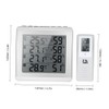 LCD Digital Wireless Indoor/Outdoor Thermometer Hygrometer Four-channel ℃/℉ Temperature Humidity