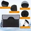 Fireproof Bag Document Bag with Lock, 35.5 x 25.4 cm