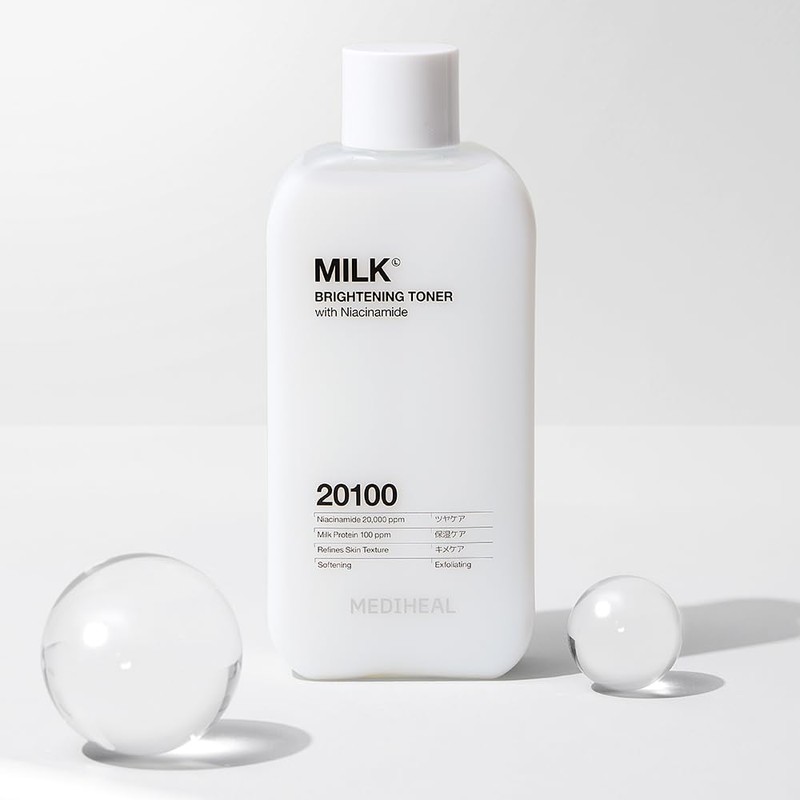 MEDIHEAL: Milk Brightening Toner 300 Milk Brightening Toner 10.1 fl