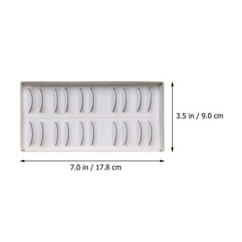 FRCOLOR False Eyelashes Extension Practice Exercise Set Natural Looking False Eyelashes Cruelty- free Makeup Fake Eye Lashes Grafting Training Tool For Makeup Cosmetics 10Pairs