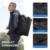 GOLF QUALITY Rolltop Backpack Women Men Backpack Bag 2 in