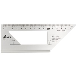 Shinwa Sokutei 62113 One-Stop Ruler, Aluminum, 6 Pieces