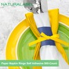 Self-Adhesive Napkin Bands, Pack of 500, Navy Blue