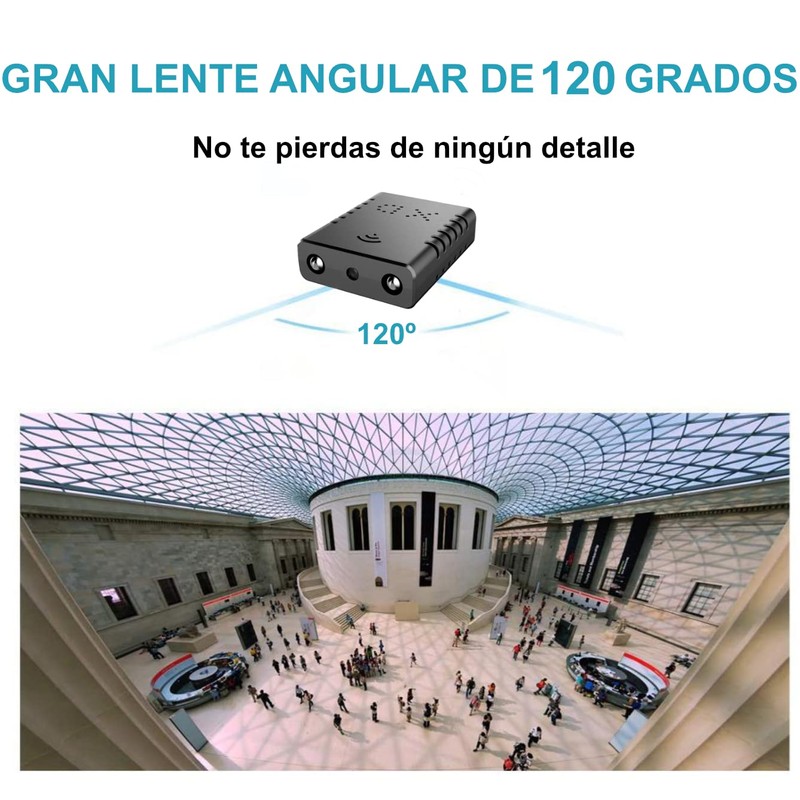 ZINKER Micro Cámara Espia Inalambrica WiFi Ful HD 1080P Mini