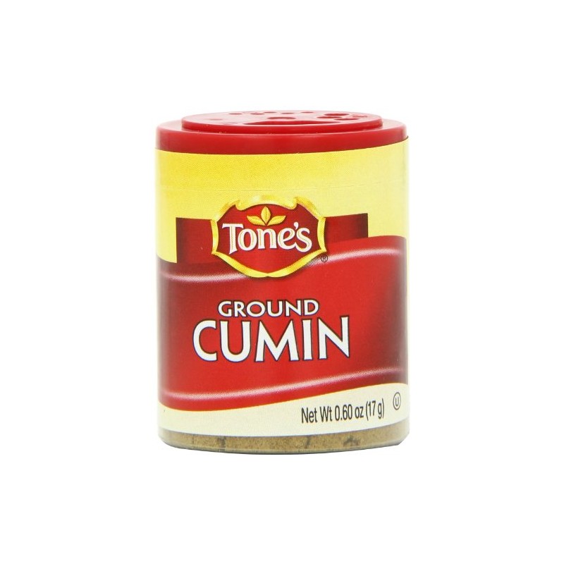 Tone's Mini's Cumin, Ground, 0.60 Ounce (Pack of 6)