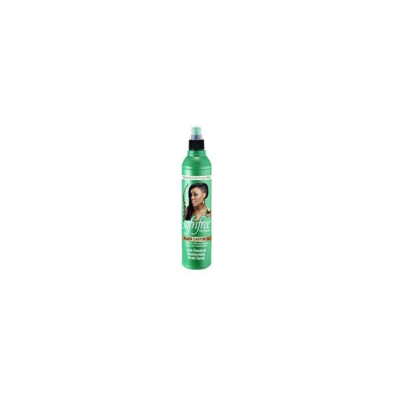 Sofn'Free Black Castor Oil Anti Dandruff 3.38 Oz
