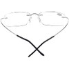 Jcerki Super Light Titanium alloy Bifocal Reading Glasses Men Women
