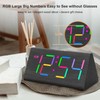 DreamSky Wooden Digital Alarm Clock for Bedroom - RGB Electric