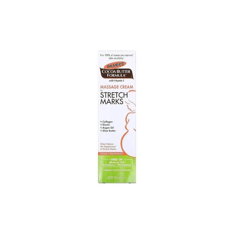 Palmers Crema de Masaje Antiestrías, Mejora Elasticidad, 125 ml