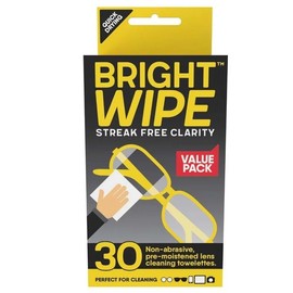Bright Wipe Lens Cleaning Wipes X 30