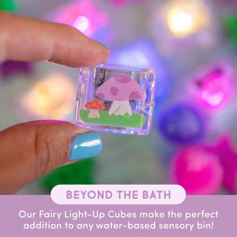 Glo Pals Water-Activated Light-Up Cubes for Bathtime and Sensory Play