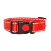 Dog Collar Reflective, red