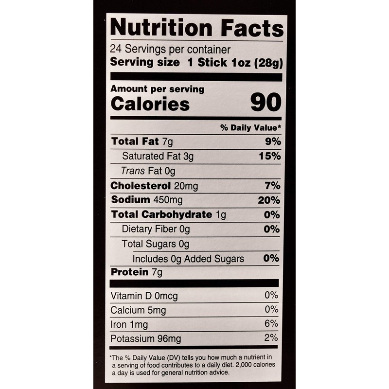 No Man's Land MILD Meat Sticks High Protein Low Calorie