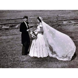 John F Kennedy Wedding PHOTO JFK Jackie