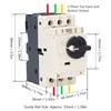 Motor Protection Circuit Breaker 4‑6.3A Knob Type Thermomagnetic Switch 35mm