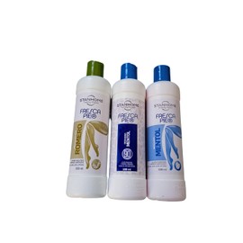 Stanhome Frescapie 300 ml 3 pack, locion crema para el descanso de los pies cansados e inflamados, bienestar para el pie diábetico proporciona descanso al aplicarse en los pies. (Mentol-Romero)
