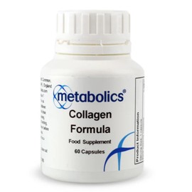 Metabolics Collagen Formula C 60 Capsules | Supports Natural Collagen Production for Skin, Joints & Connective Tissue | with L-Glycine, L-Proline, L-Lysine, Vitamins & Minerals | UK Made | Metabolics
