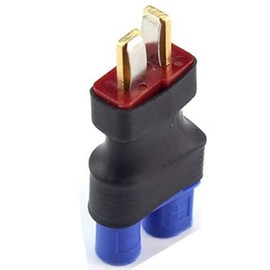 4pcs RC LiPo Battery Connector Adapter Compatible with EC3 to Deans T Male Female Connectors ESC Charger(2 Pairs)