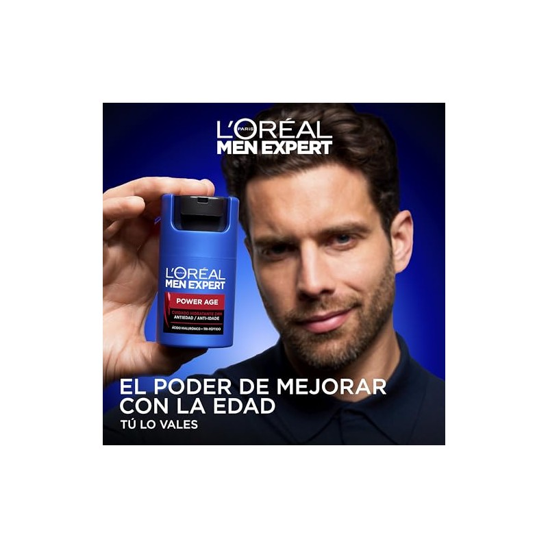 LOREAL Men Expert Crema Hidratante Anti-Edad Integral con Extracto de