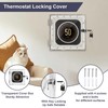 Gachiwar Thermostat Cover, Guard Thermostat Lock Box with 2 Keys