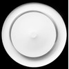 5" Round Air Vent Supply Grille with Sponge Gasket and