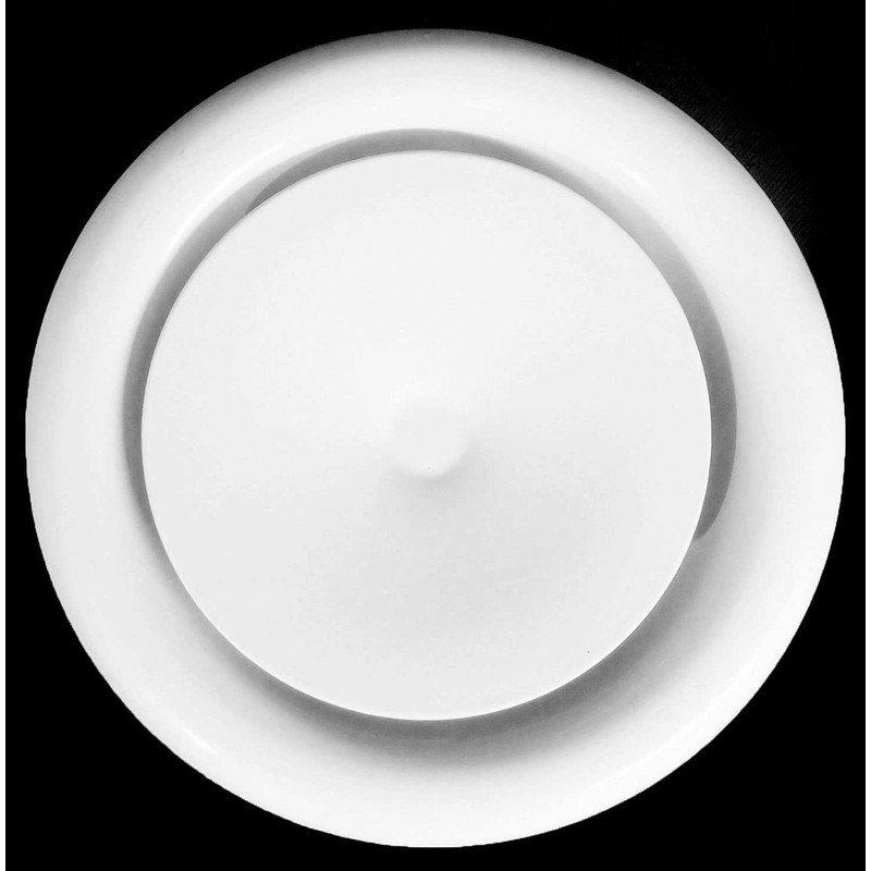 5" Round Air Vent Supply Grille with Sponge Gasket and