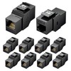 Cable Matters [UL Listed] 10-Pack 10Gbps Cat6 Keystone Coupler, RJ45