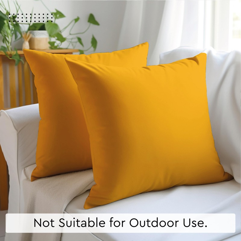 Encasa Homes Cushion Covers 2pc set (45 x 45 cm)