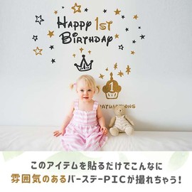 Wall Sticker, Cupcake, Half Birthday, Birthday, Decoration, 1 Year, 2 Years, 1/2, Cute, Stylish, Number, Children, Party, Celebration, Present, Gift (Half Birthday)