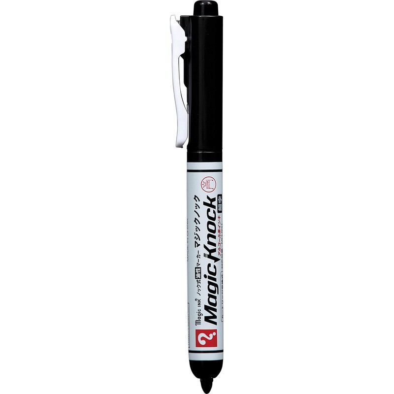 Teranishi Chemical Magic Knock, Fine Point, Black, 10 Pieces