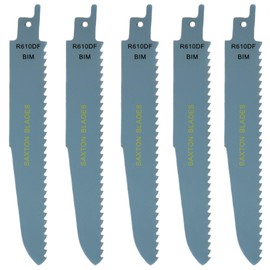 5x Saxton R610DF Reciprocating Saw Demolition Blades Wood Metal Fit Bosch Dewalt Makita