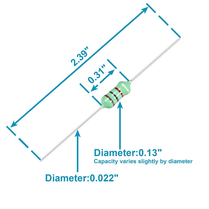 Minidodoca 300 Pcs 0410 Inductor Kit, 30 Values 1uH to