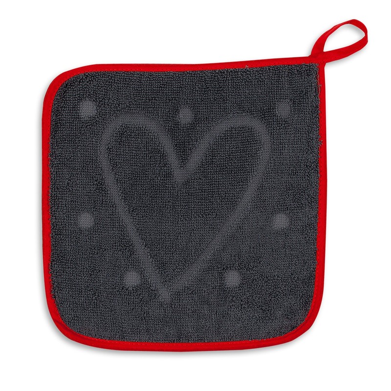 Kracht Terry Tea Towel 100% Love 50/50 cm 100% Cotton