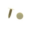 Hihaha 20 Pcs Beige Car Body Panel Plastic Rivets Retainer