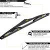 Rear Wiper Arm Blade Replacement for Jeep Wrangler JK 2007-2017