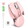 HXSJ Wireless Mouse 2.4Ghz 4 Button Rechargeable Photoelectric 1600Dpi Silent