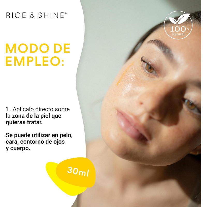 RICE & SHINE Aceite de Germen de Arroz - Aceite