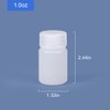 UMETASS Wide Mouth Plastic Bottle Laboratory Test Bottle Sealed Leakproof