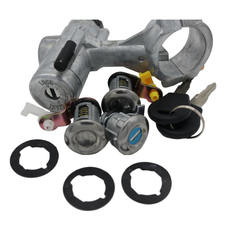 TTDYKX 4Pcs/Set Car Full Lock Cylinder Ignition Switch Starter Door