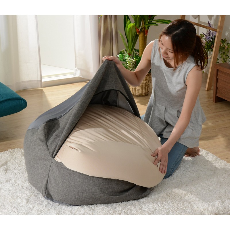 Celtane D601a-606GRY/611GRY Beaded Cushion Cover Waku no Aoi Washable Dedicated