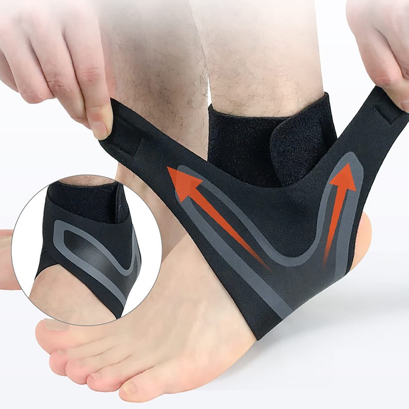 SHULLIN Pack of 2 Adjustable Ankle Brace Ankle Braces Foot