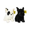 sunkid - 1 x Bulldog Plush Toy Black or White