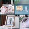 DFsucces 20 Piece Collection Shelf Medal Base Acrylic Transparent Card