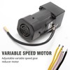 15W 25K 110V AC Gear Motor, 54RPM Adjustable Variable Gear