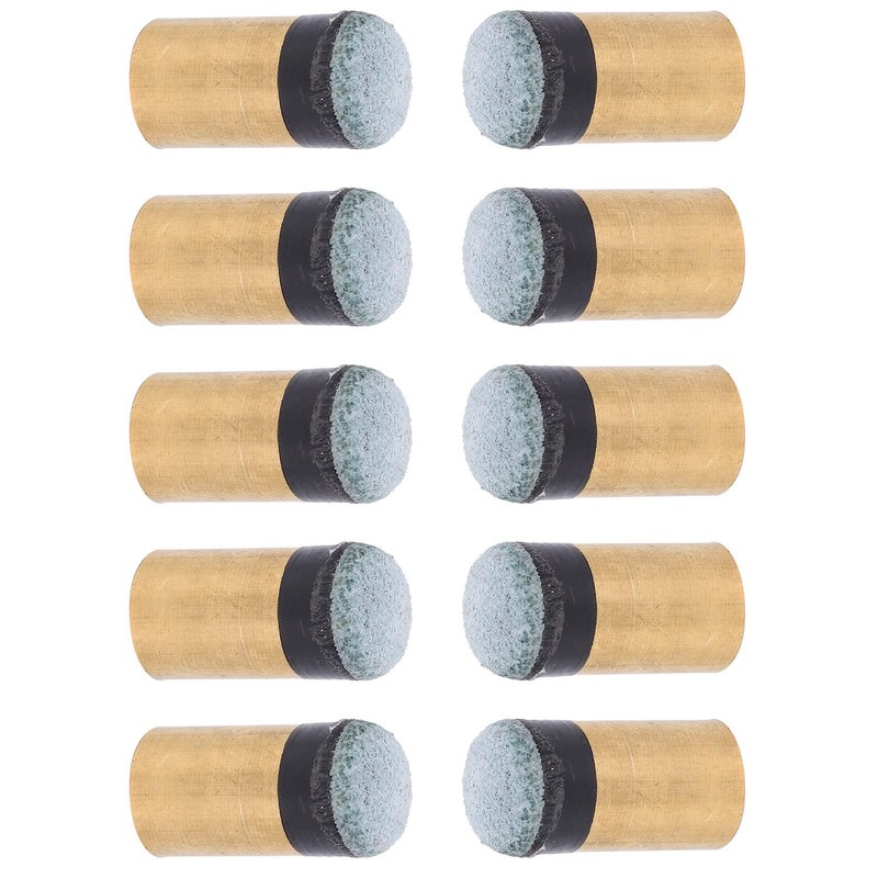 Ejoyous Pool Cue Tips, 10 mm, 10 Pieces, Snooker Cue