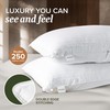 Beckham Hotel Collection Queen Size White Pillow Protector with Zipper