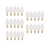 Replacement Light Bulbs for Electric Candle Lamps - 7 Watt,