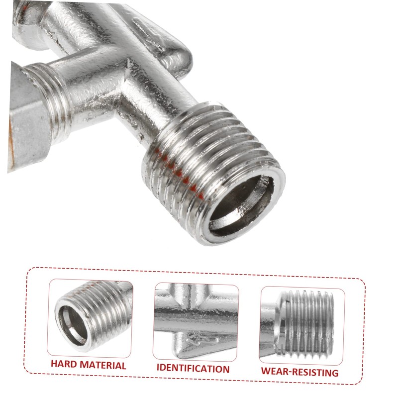 TEHAUX 5pcs Float Ball Air Compressor Valve Threaded Connectors Durable