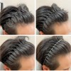 PUBAMALL 5pcs Diadema ondulada de primavera, aro para el cabello,
