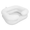 Bedside Shampoo Basin PVC Inflatable Hair Washing Basin with 3.3ft